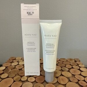Mary Kay BEIGE 302 Medium-Coverage Foundation #355900 (NEW) Normal/oily Gray Cap